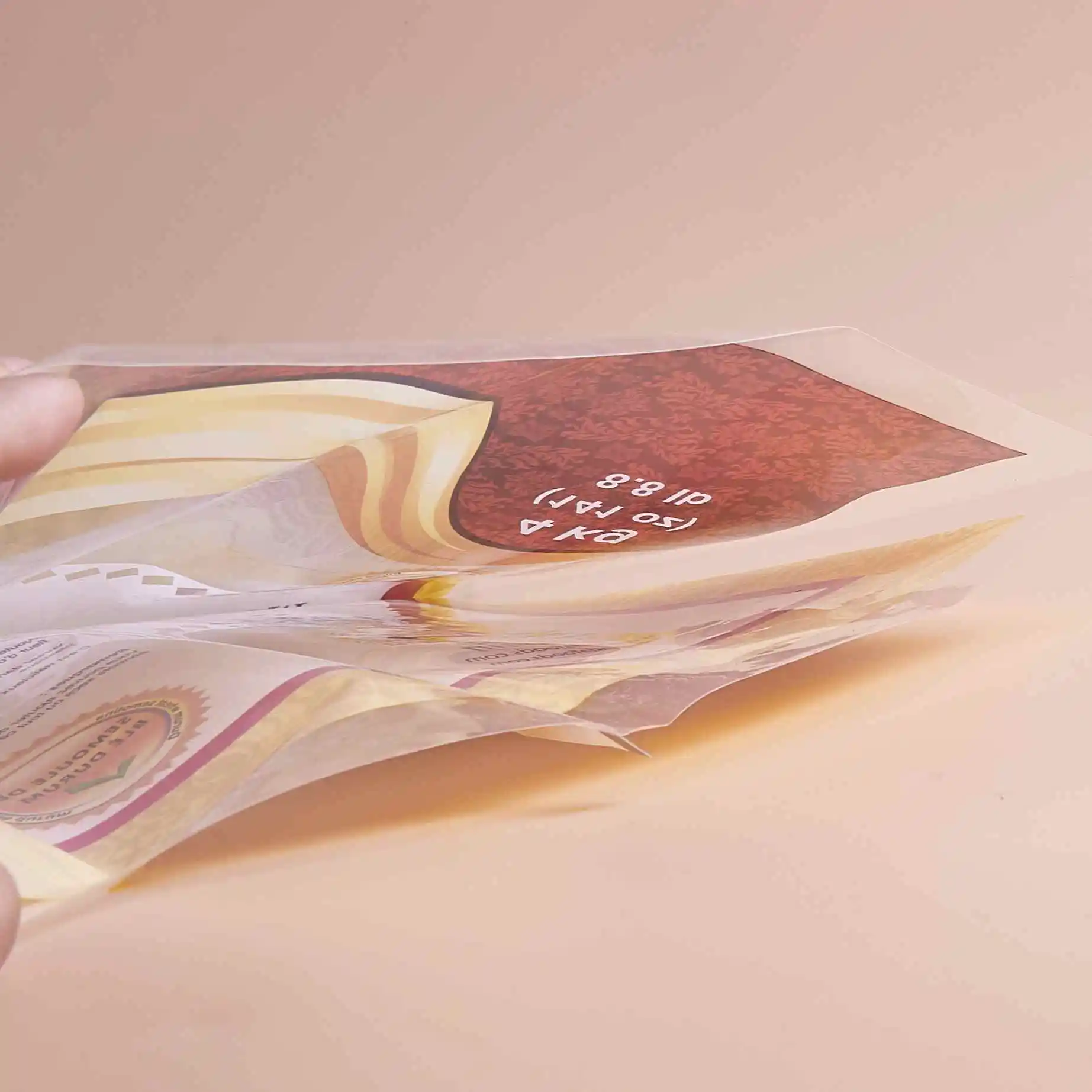 China manufacturer food grade laminated bags custom printed biscuit back center seal plastic bag for snack