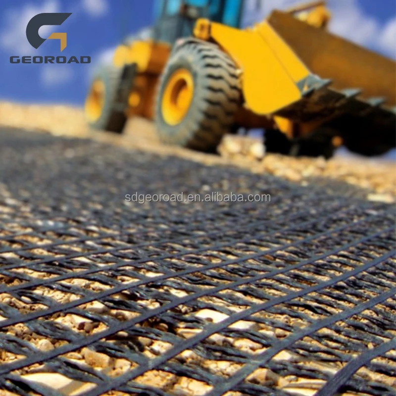 High Strength Biaxial /Fiberglass Plastic Geogrid for Soil Reinforcement polypropylene geogrid