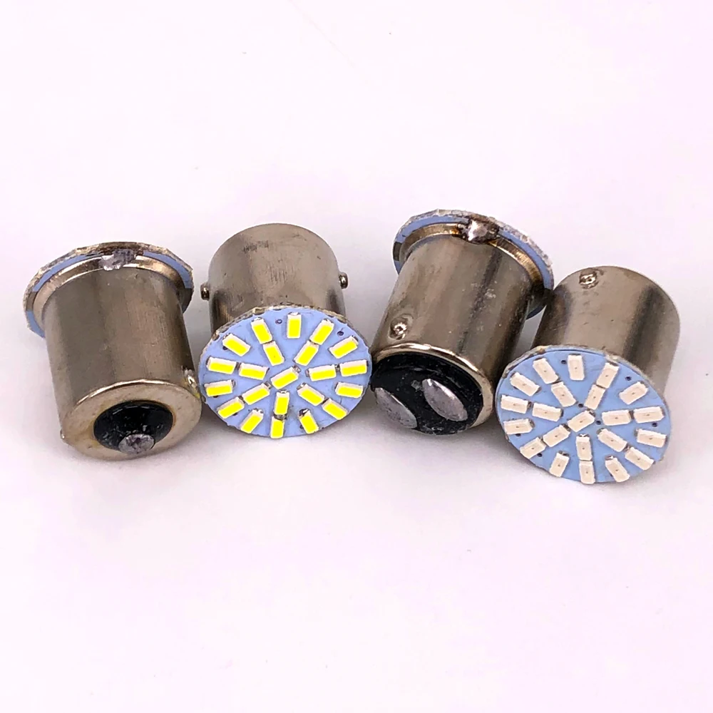 1157 12V Led Stop Parking Tail Light BAY15D P21/4w 1206  22Smd Car Auto Brake Lamp Bulb Led Brake Lights