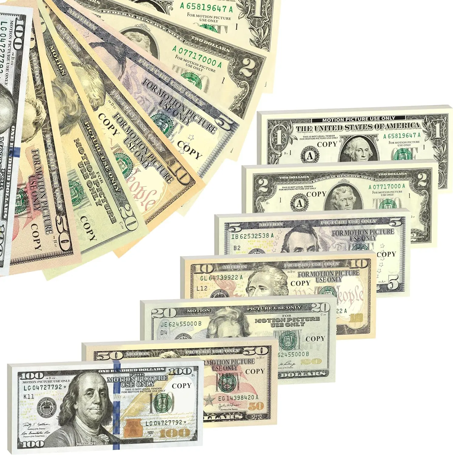 Wholesale 100 Dollar Banknotes customize USA DOLLAR Prop Money 100pcs Pack Ancestor money joss money movie education bank bills