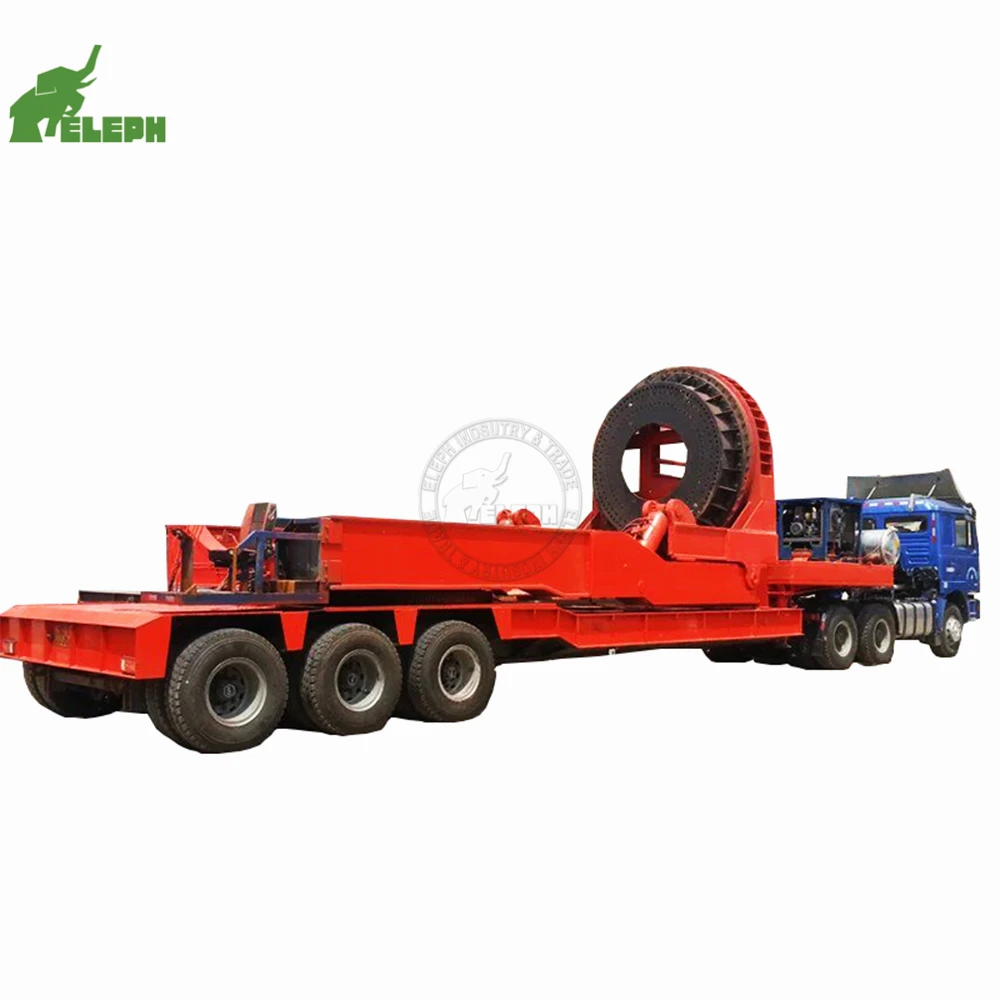 Factory Wind Turbine Trailer Special Transport Wind Adapter Semi Trailer Manufacturer China Wind Power Blade Adapter(13)