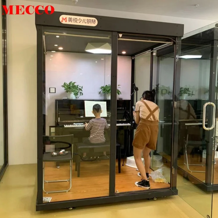 Office Furniture Silent Piano Booth Recording Room Acoustic Booth Movable Meeting Offical Pod Phone Soundproof Offical Booth