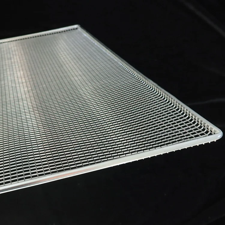 Customized Stainless Steel 304 Wire Welded Food Cooling Rack Large Baking Box with Mesh Support Grid Plate for Bakery