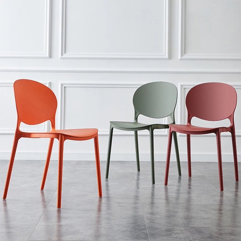 Popular  Armless Leisure Outdoor Hotel Dinning PP Outdoor Plastic Chair