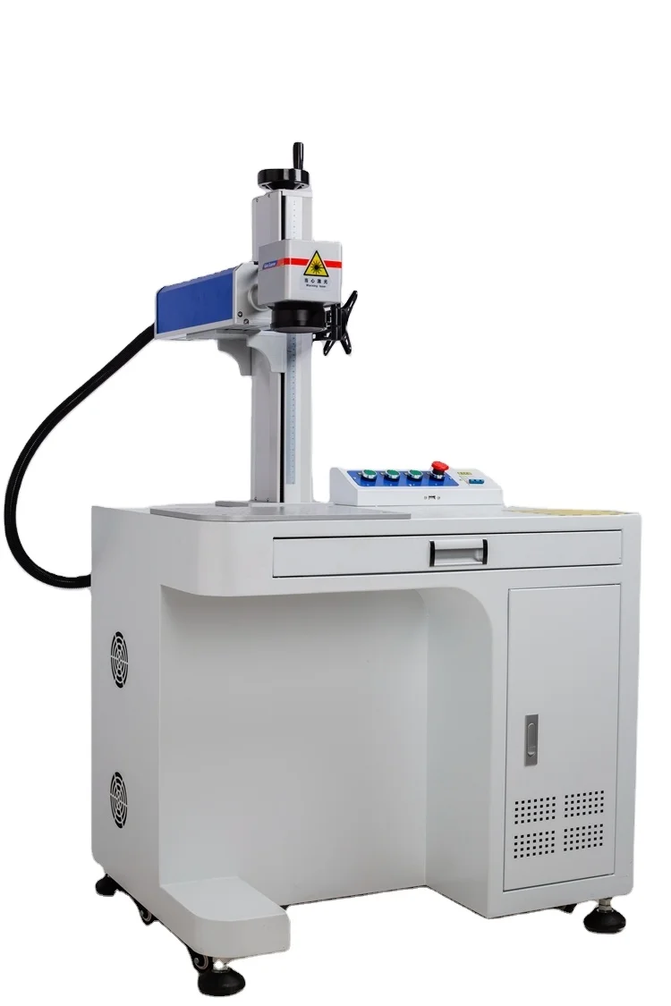 Factory desktop fiber Laser Marking Machine 20w 30w 50w  Fiber Laser marker  Machine for metal logo have a good price