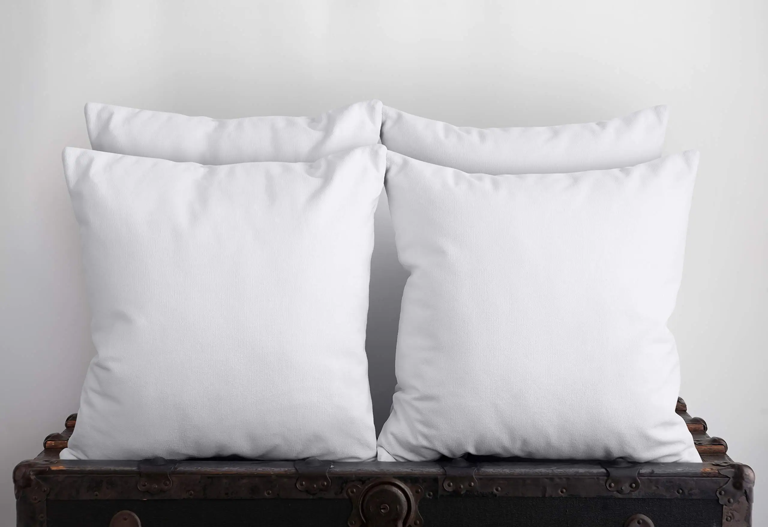 Hotel 100% Cotton Luxury Throw Pillows 48x48cm square Wholesale Custom Sofa Cushion Pillows for Sofa