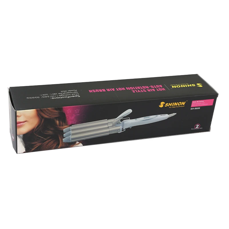 3 Barrel Hair Curler roller price Three Tubes Wavy Curling Iron Professional Ceramic Hair Curler