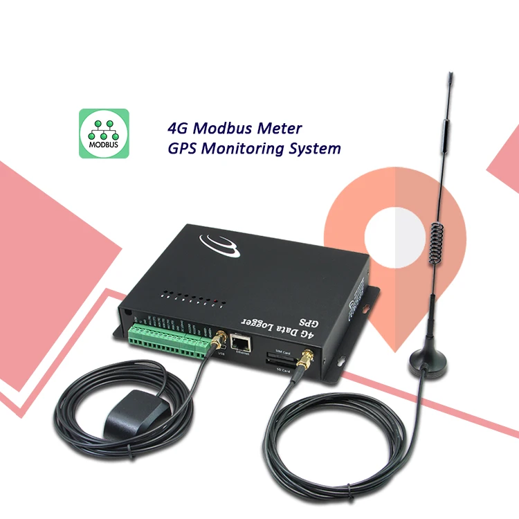 Регистратор данных о температуре и влажности многоточечный модбус 4 г Ethernet GPS измеритель энергии Modbus автомобильный GPS-трекер мотоцикл