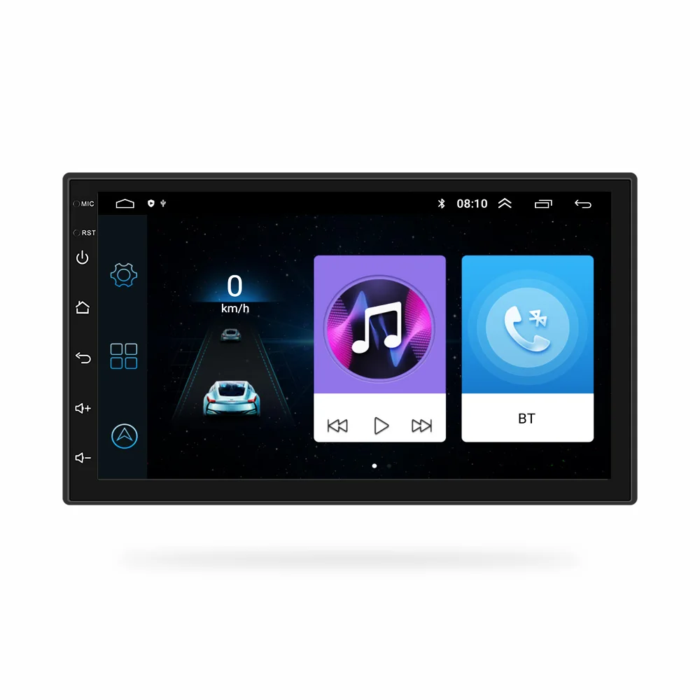 2 din 7 inch Android 1G+16G Car Video Radio Multimedia Player GPS Navigation WiFi Autoradio Stereo FM Universal