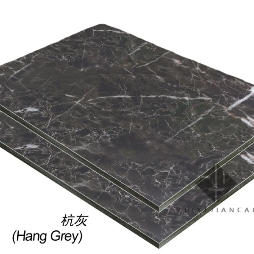 Aluminum composite panel terrazzo  marble panel indoor and outdoor anti-scratch wear advertising decorative door sign