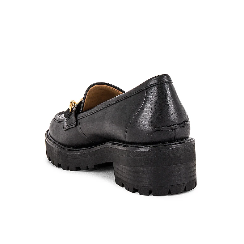 Professional custom new arrival new product girls cow leather loafers shoes