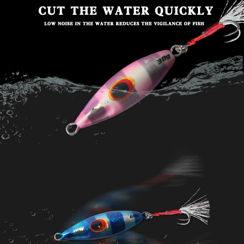 2023 Japan Jig Lure 10g-150g Bass Luminous Bee Fishing Slow Metal Jig Lure Offshore Jigging Lures