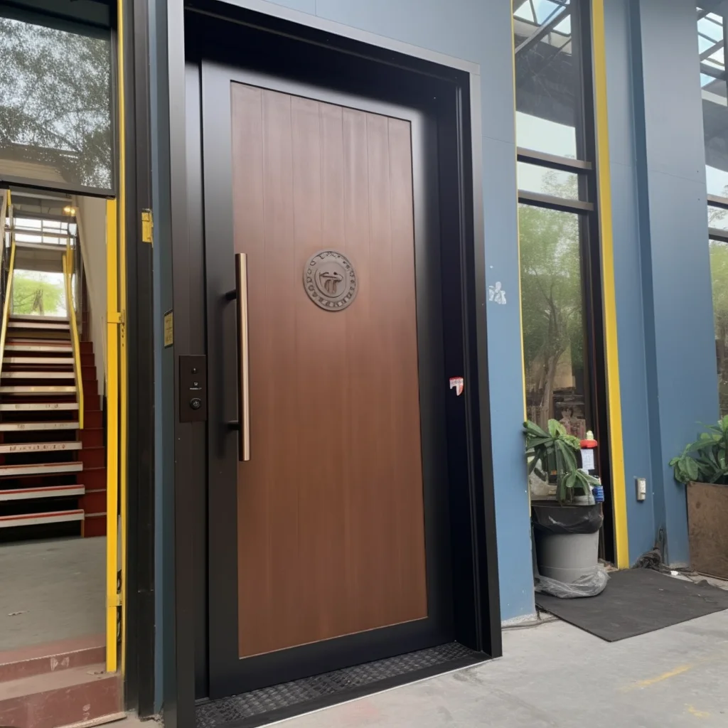 Exterior Secure Metal Door for Homes Entrance with Steel Gate for House New Modern Italy Design Cheap Price Steel Security Doors