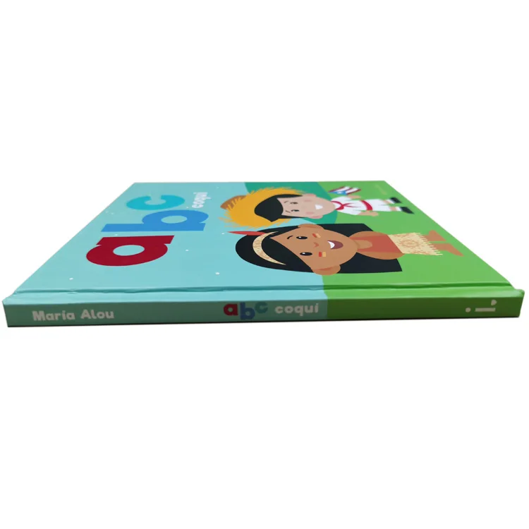  Factory deliver high quality coloring children hardback book printing sewing