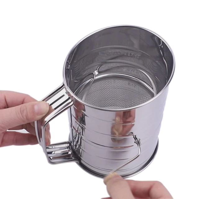 Сито для муки ручной работы сито инструмент выпечки из нержавеющей стали инструменты и кондитерских изделий все сезоны