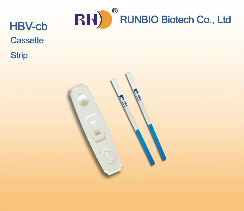 Runbio healthcare test kit HBsAg,HBeAg, HBsAb, HBeAb, HBcAb HBV Test with wholesale price
