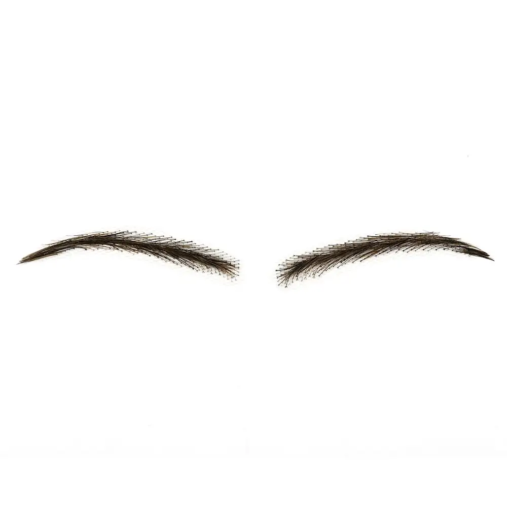 
Free Sample Neitsi Pigment One Pair Women Practice Skin Eyebrows 100% Handknoted Human Hair Semi-Permanent Eyebrows 