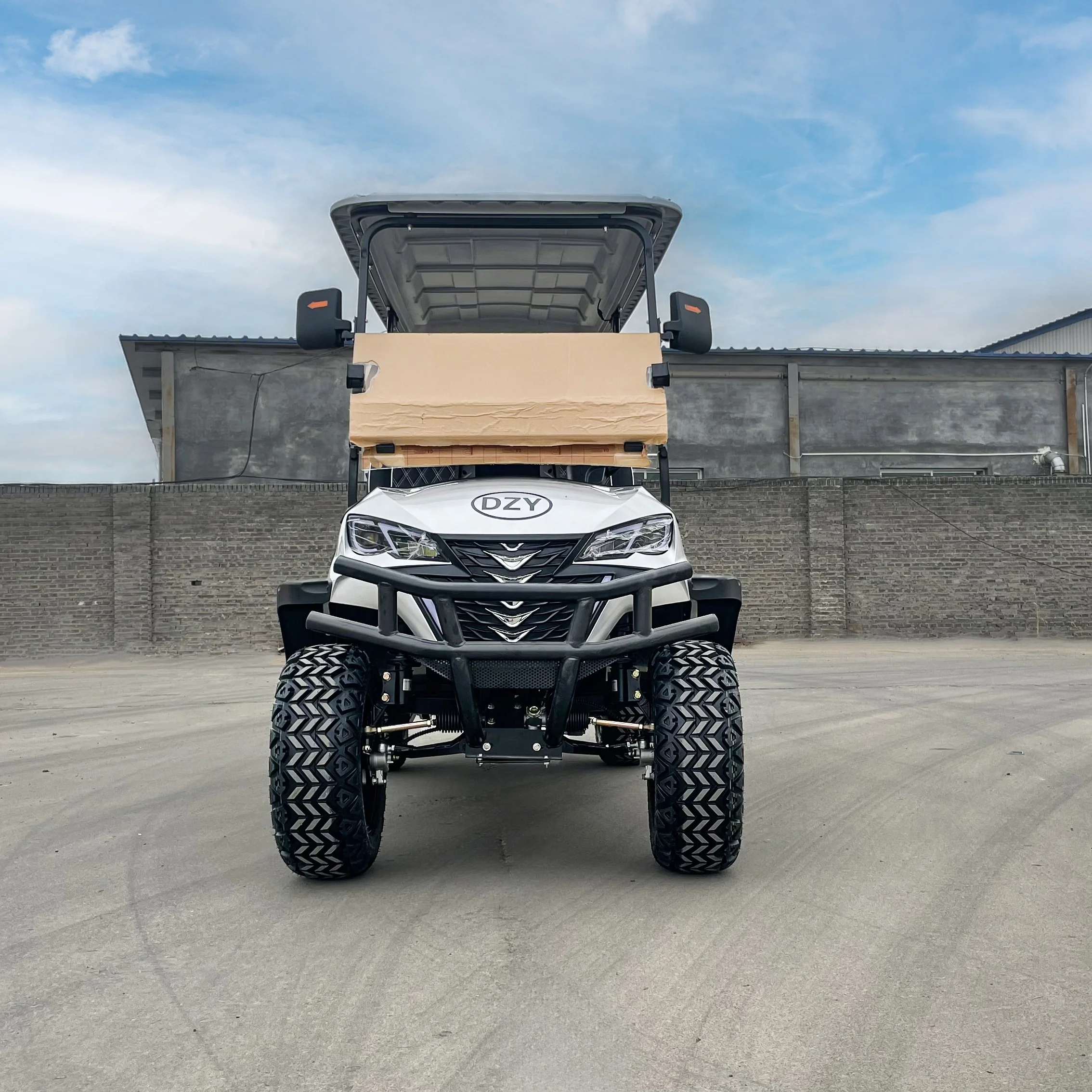 Factory Direct New 4+2 Seat Electric Off-Road Golf Cart 8-Seater Sightseeing Vehicle Compatible Club Car 72V/48V Battery EEC