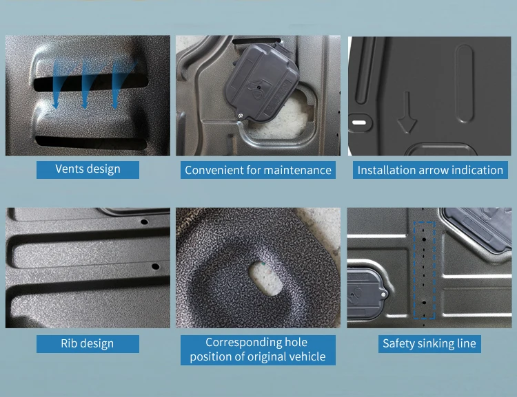 Impact-Resistant Aluminum Skid Plate 3D Steel Engine Cover Guard For Volvo XC60 XC90 2018-2023