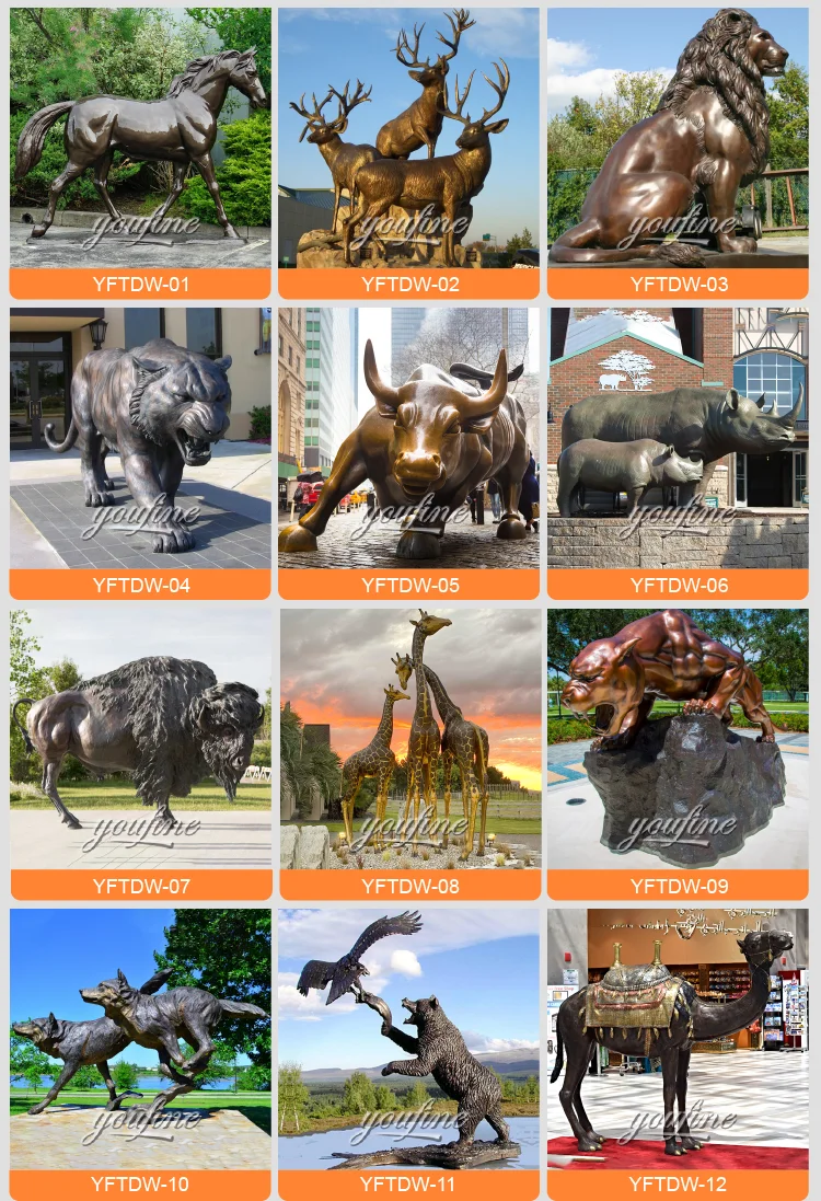 bronze animal statue-02