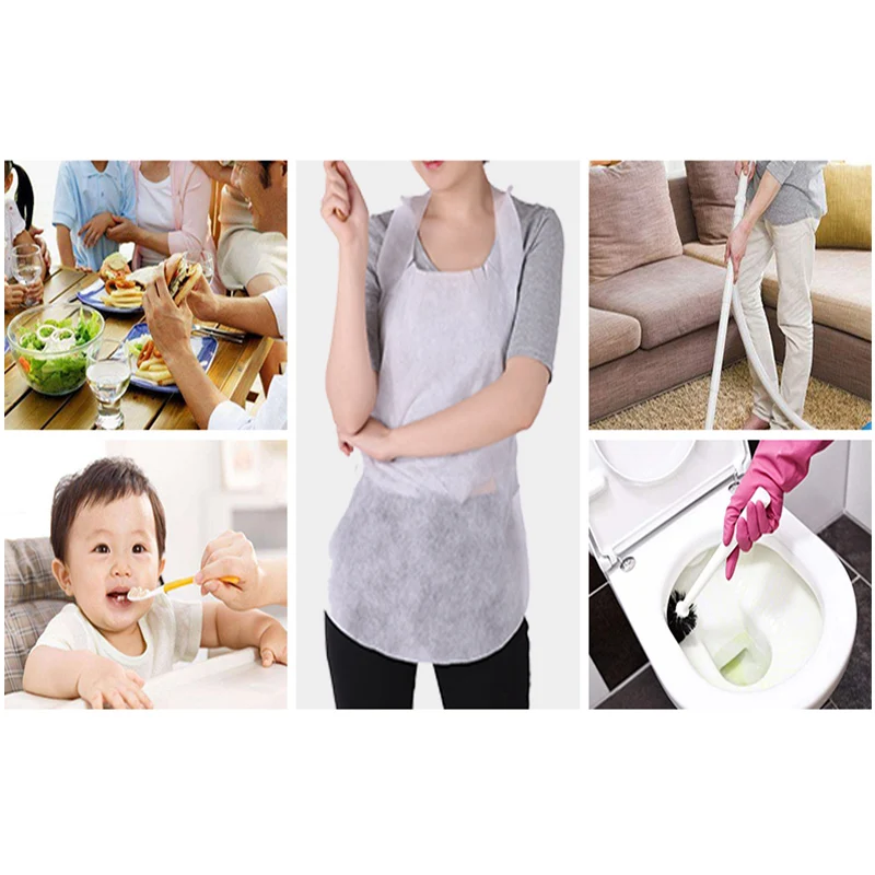 
Customized Disposable BBQ Lobster Custom Printed Non Woven Adult Disposable Bib for Restaurant 