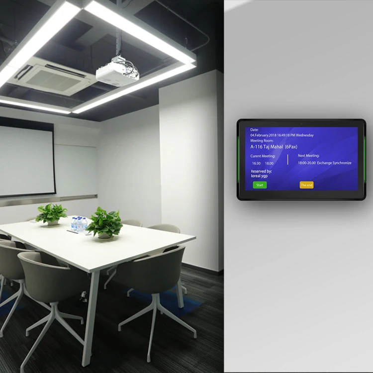 15.6 Inch Capacitive Touch Screen Industrial Lcd Monitor Conference Meeting Room Wall Mount All In One Pc Android Tablet