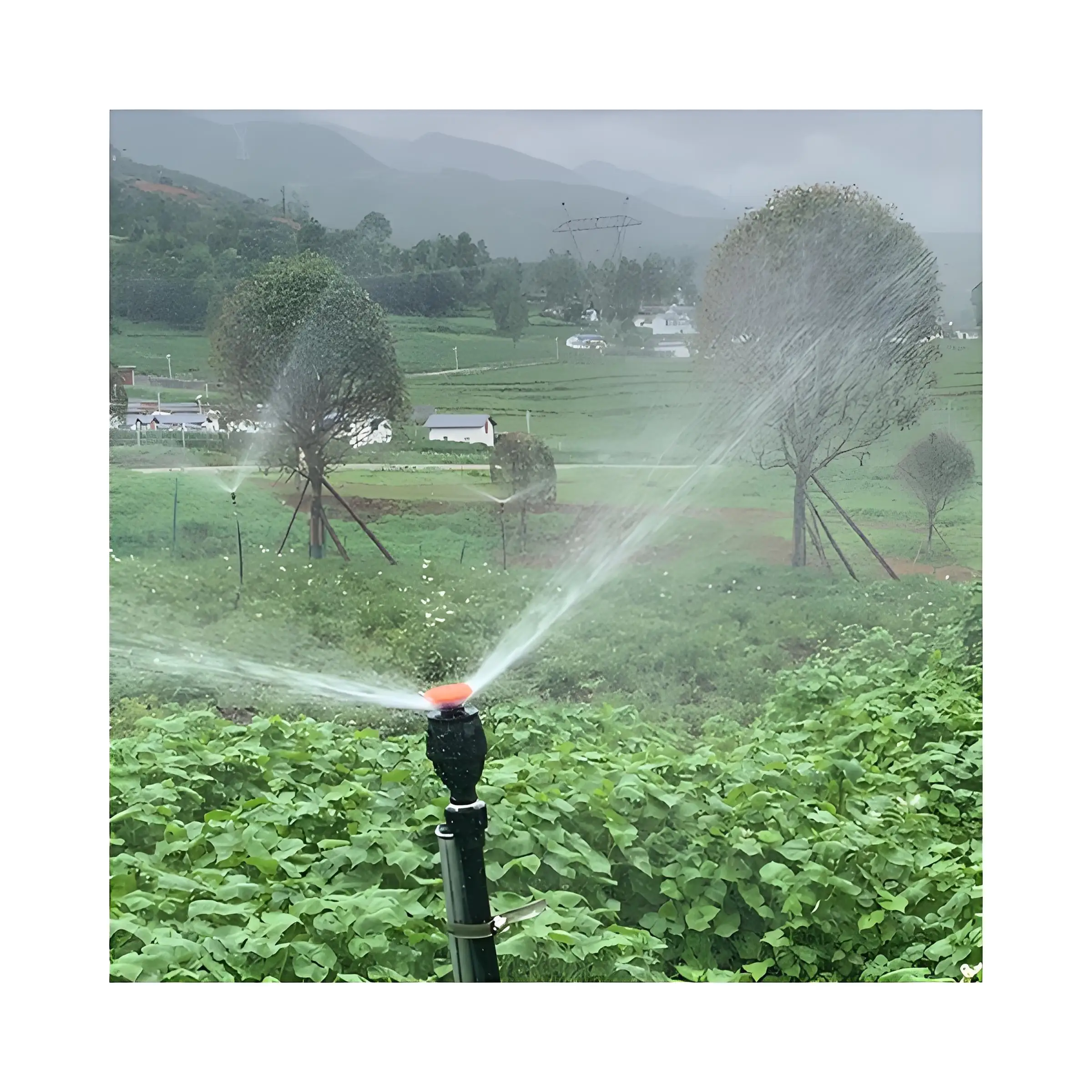 Garden Drip Irrigation Misting System Sprinkler 360 Rotating Sprinklers Refraction Micro Nozzle For Watering & Irrigation