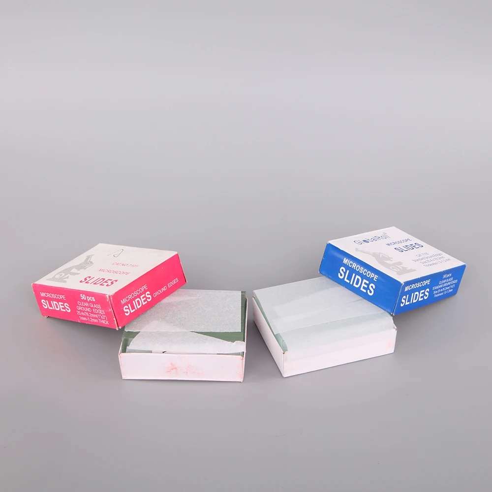 Laboratory disposable Glass 7101 7102 7105 Microscope Slide With Single Frosted End