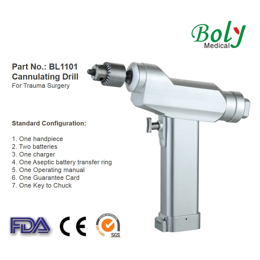 
Boly electric surgical power tool canulate drill BL1101 