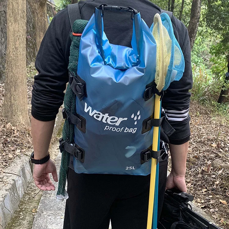 Custom Logo Outdoor Sports Beach Sack Transparent Ocean Pack Water Proof Clear Waterproof Dry Bag Backpack