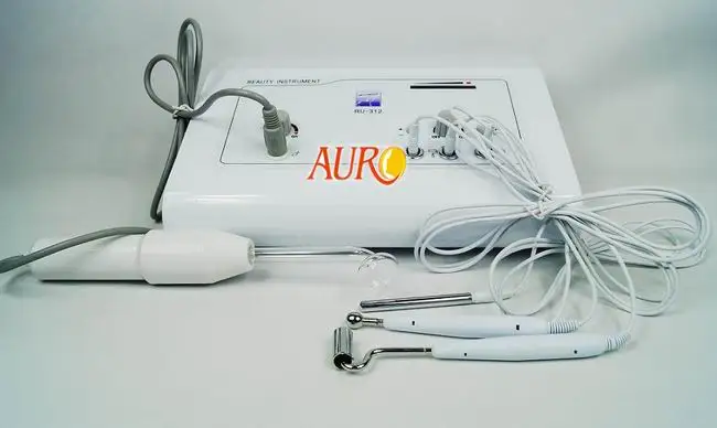 Au-312 Portable 2 in 1 Face Lifting Facial Skin Rejuvenation Galvanic High-frequency Machine