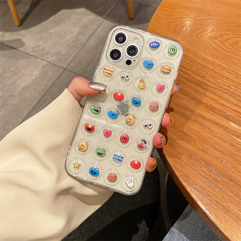 3D TPU Bubble Phone Case Cartoon Pattern Custom Cell Phone Case for iPhone 13 pro max 12pro 11pro xs max