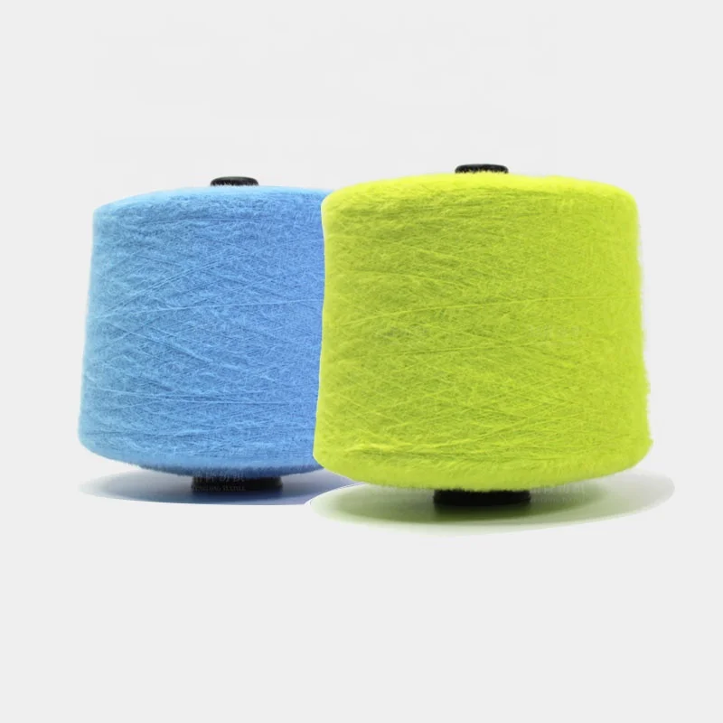 13.5S Mink Hair Yarn 1.3CM 100% Nylon Feather Knitting Yarn