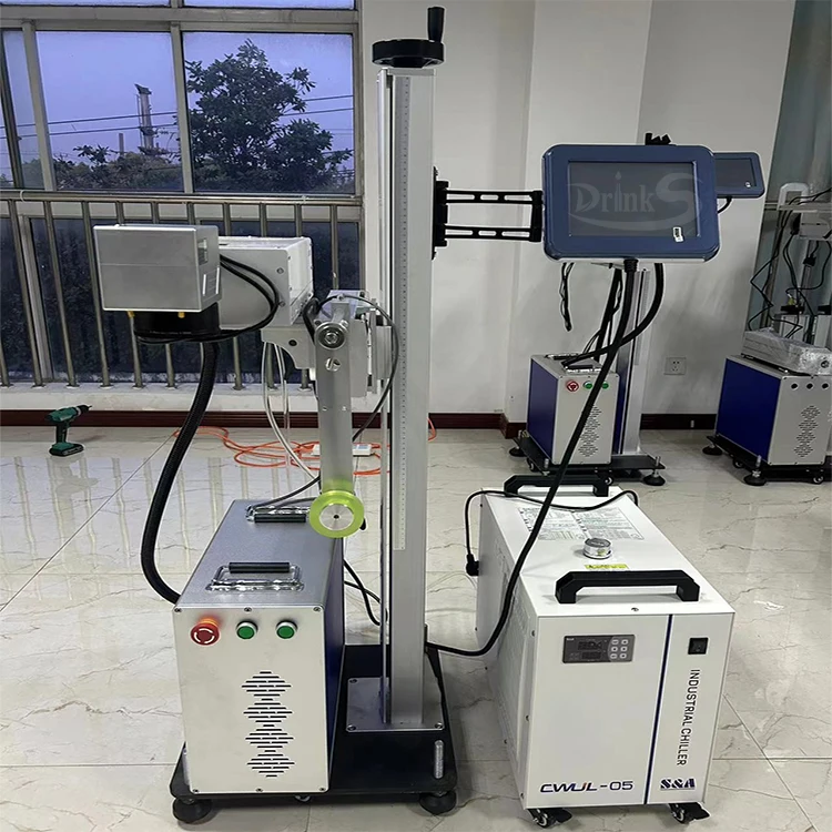 355nm 15W 10W 7W 5W UV Laser Marking Machine With 360 Rotary For Glass Bottle Mirror Plastic Metal