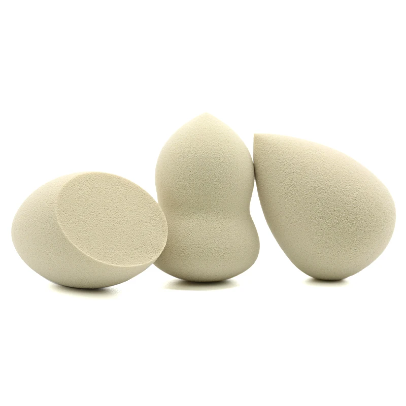 Reusable Waterdrop Tea Leaves Makeup Sponge Made of Readily Biodegradable Substances Plant Ingredients makeup sponges