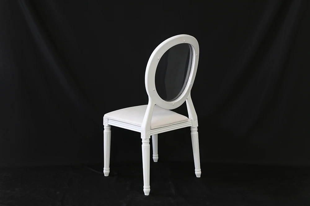 white transparent egg back resin louis  chair  Hotel and Restaurant Banquet Hall Furniture