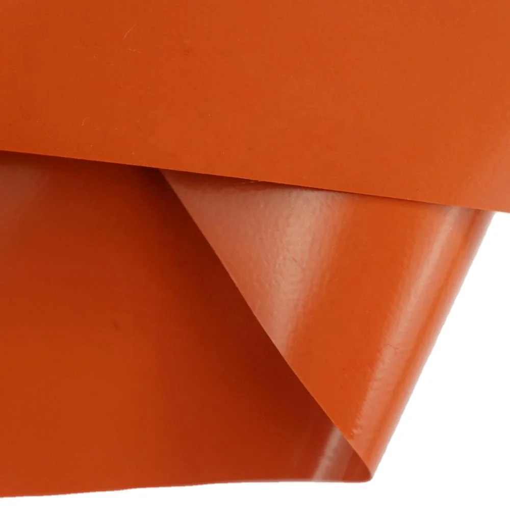 Doble sided Silicone cotad Fabric for unclear Safty Fence