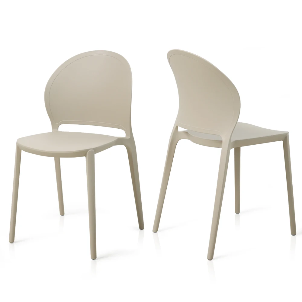 Оптовая продажа, современный пластиковый обеденный стул для столовой, мебель, дизайнерский Штабелируемый Пластиковый обеденный стул, стул для ресторана