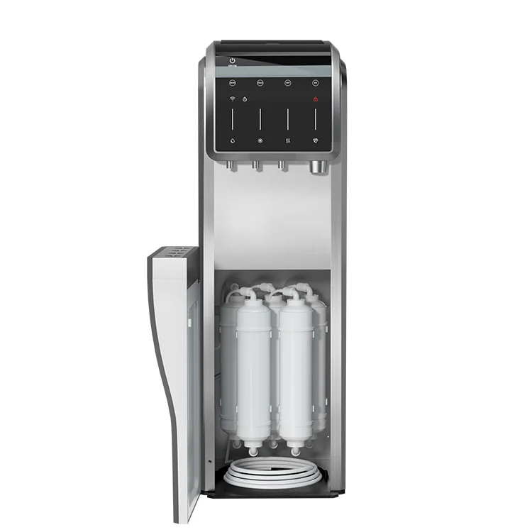 YUNDA 6 in 1 Hot Warm Cold Water Bullet Ice Chewing Ice Maker purificador de agua Freestanding Ice Maker Water Dispenser