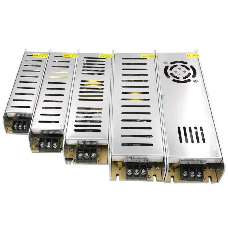 12v 30a slim case power supply, 12v 30a led driver 12v 24v 60w 100w 150w 200w 250w 360w 400w strip shape power supply slim case