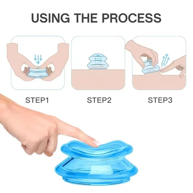 Silicone Massage Cups Vacuum Cupping Body Massager  Suction Cupping