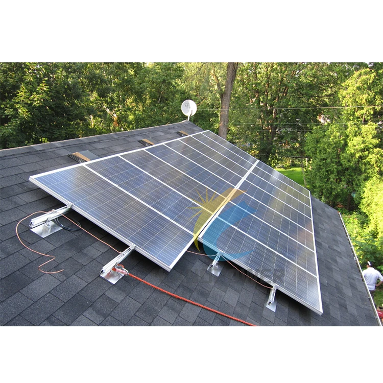 Asphalt Solar Shingles Plate Flash L feet Flashing Hook Asphalt Roof Solar PV Mounting L feet Flashing Kit