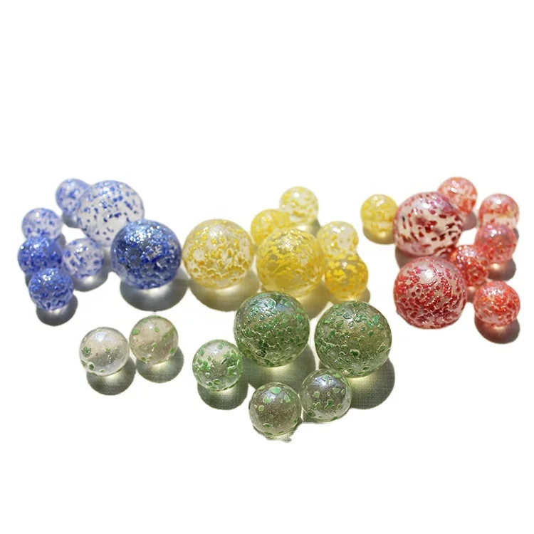16mm frosted french grey glass marble ball for child toy