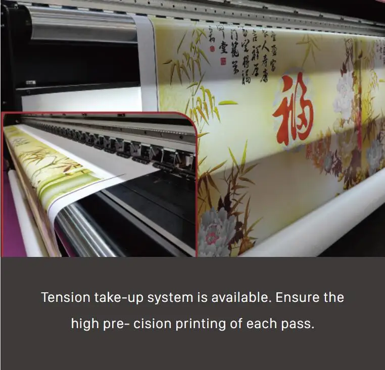 Wide format banner printer UR-3204C cheap uv roll ro roll wallpaper printing machine price