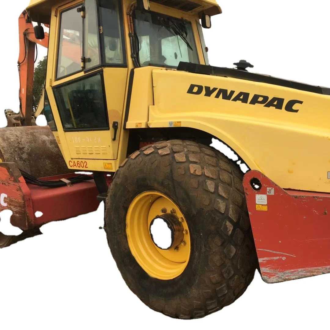 Подержанный дорожный каток dynapac CA602 поставщик строительной техники Уникальная верхняя дорожная мощность запчасти двигателя продажа гидравлической