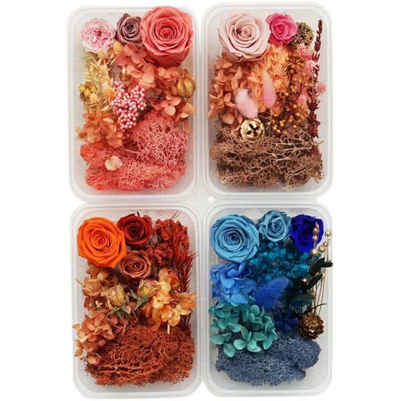 China Factory Price Preserved Eternal Epoxy Resin Necklace Accessories Craft DIY Floral Natural Dried Flower Dry Plant