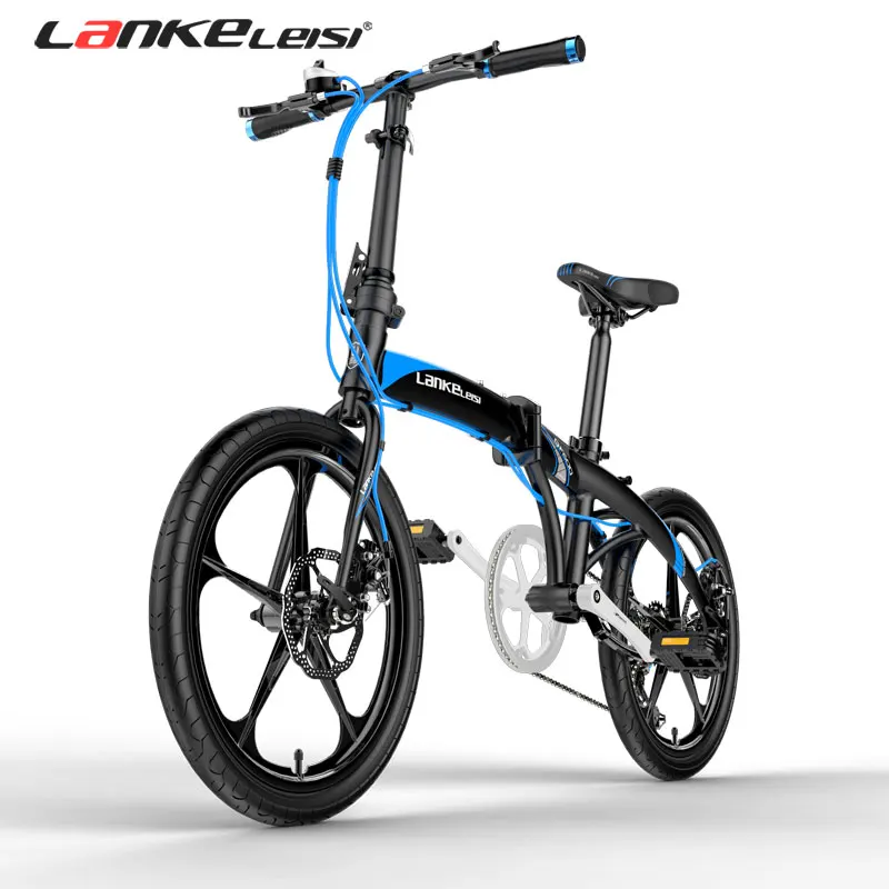 CE certification Folding bike 20 inch aluminum alloy frame double disc brake Shimano 7 speed bicycle road bike men and women