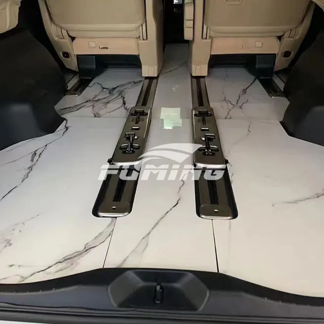 Toyota Alphard Luxury Car Floor Mats Used for Original Track Flooring and Dashboard Made of Aluminium
