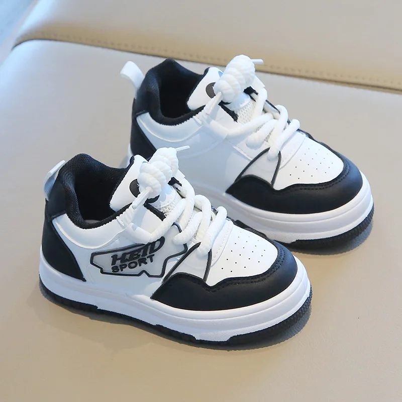 Spring and autumn boys fashion basketball shoes Boys girls rubber soled non-slip shoes baby soft soled comfortable sneakers