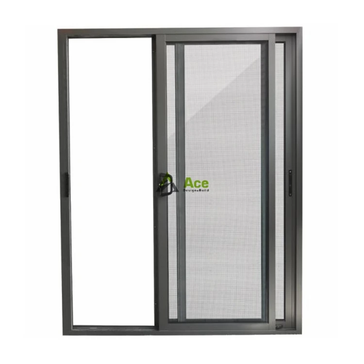 Ace Sliding Glass Doors Sliding Door Lock Aluminum Frame Glass Automatic Sliding Door Motor